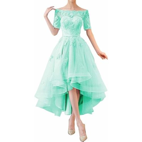 Womens Strapless Formal High Neck Evening Gown Half Sleeve Restore Ancient Ways Robe De Soiree Abendkleider Long Party Dress