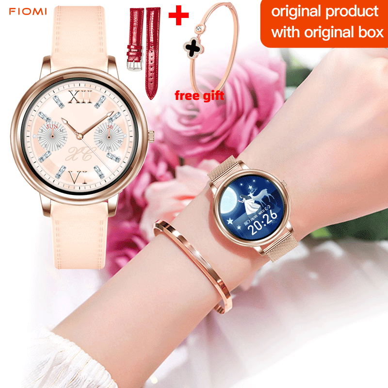 H2 Women Smart watch metal Sport Heart Rate Monitor IP67 Waterproof Fitness Pedometer Bracelet gift for girlfriend Smartwatches