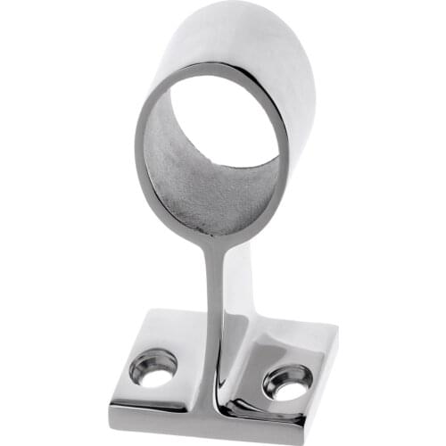 Boat Handrail Fitting Center Stanchion Marine Grade 316 Stainless Steel Corrosion resistant and durable Mirror polish