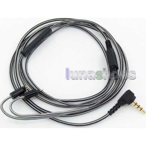 Earphone cable with Remote Mic Hook For W4r UM3X UM3RC ue11 ue18 JH13 JH16 ES3 For DIY Westone Ali007qd LN005520