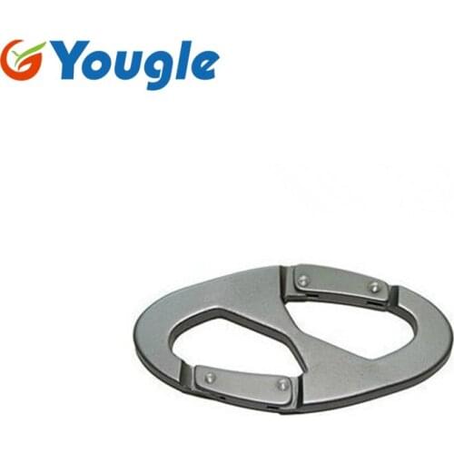 YOUGLE 10Pcs/Lot Paracord buckles Outdoor Sport Mountaineering Carabiner Snap Clip Hook Keychain Hiking Bottle buckle