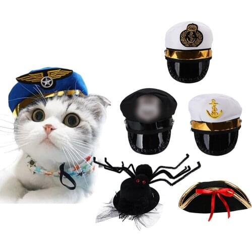 2019 Pet Halloween Costumes Cat Hat Dog Hat Pet Cosplay Clothes Decoration Hap Photography Props for Dogs Puppy Halloween