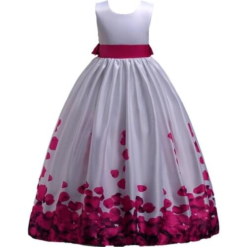 6-16 Y Flower Girl Dress Kid Girl Clothes Baby Birthday Wedding Dresses Kidss Party Costume For Girl Children Clothing