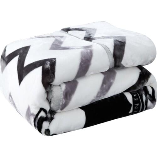 Raschel Double-Layer Thickened Blanket Warm Thickened