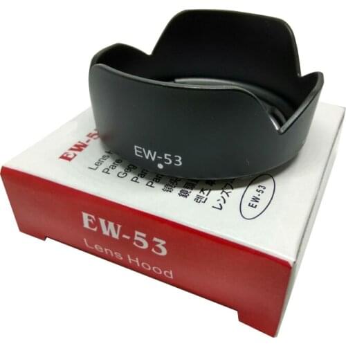 EW-53 Lens Hood Reversible Camera Lente Accessorie 49mms for Canon EOS M10 EF-M 15-45 mm f/3.5-6.3 IS STM Lens with box