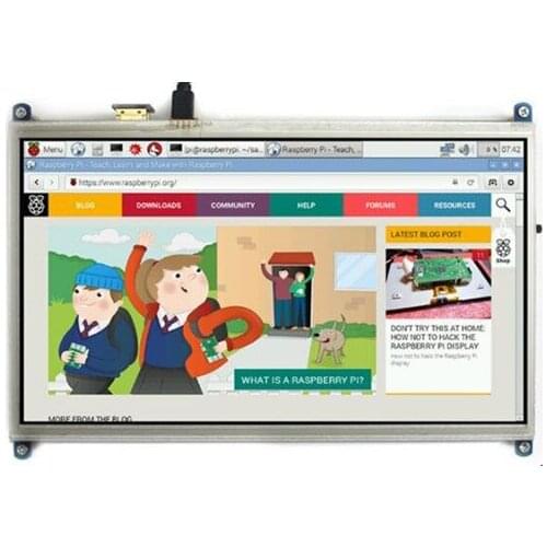 10.1 inch HD SPI TFT LCD Resistive Touch Screen 1024*600 for Raspberry Pi/Raspbian/Ubuntu HDMI Interface