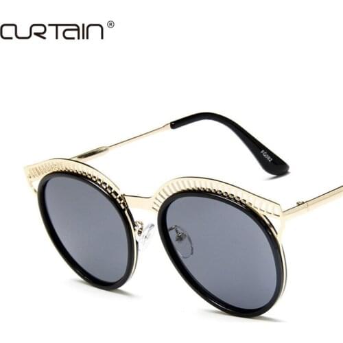 2019 Vintage Round Sunglasses Women men female brand Metal Frames Mirror Lenses Sun Glasses For women retro Male oculos de sol