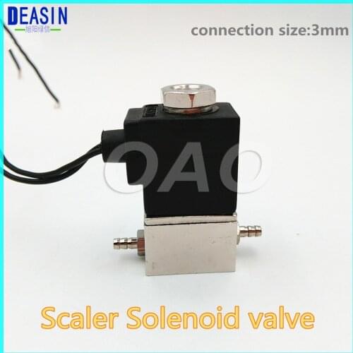 Free Shipping Dental accessories 1 pc Ultrasonic scaler solenoid valve DC24V / 30V for Dental Ultrasonic Scaler