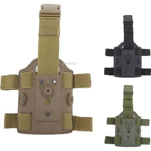 Tactical Leg Holster Platform Drop Leg Thigh Holster Paddle Pistol Adapter Gun Platform Black Tactical Gear