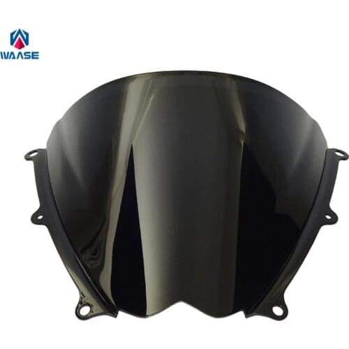 Waase Motorcycle Double Bubble Windscreen Windshield Shield Screen For Suzuki GSXR1000 GSXR 1000 K7 K8 2007 2008
