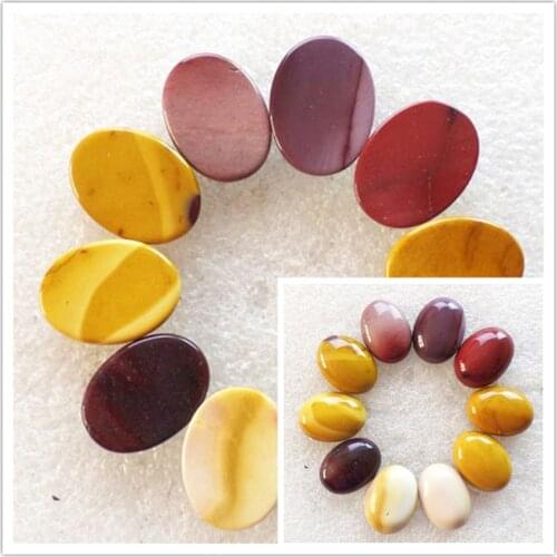 10 pieces/lot) Wholesale Natural Mookaite Gem Oval CAB Cabochon 18x13x6mm Free Shipping Fashion Jewelry RO2033