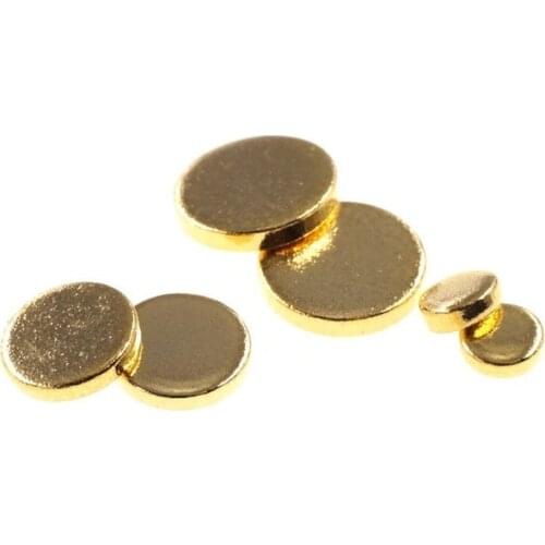 100pcs Contact Pad Circle Shape Target Discs Surface Mount Conductive Mating Spring Loaded Pogo Pin Test Probe Diameter to order