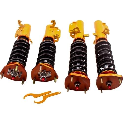 24 Ways Adjustable Damper Coilovers Shock Absorber Spring For Toyota Corolla E90 E100 E110 AE100 1988-1999