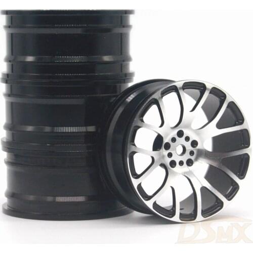 4 pcs 1 Set Aluminum Alloy Metal Whee Rim Fit HPI HSP RC model 1:10 On-Road Racing Car for HSP94123/94122/94103 D4/D3/CS 7Y all