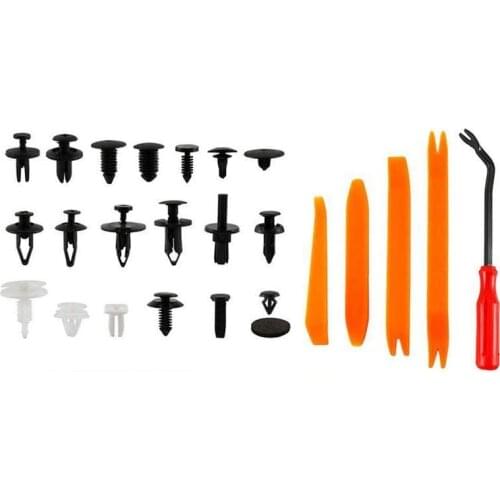 435 Pcs/set Car Body Interior Fender Bumper Retainers Fasteners Clips Plastic Rivets Trim Assortment Kit Screws Panel Fastener