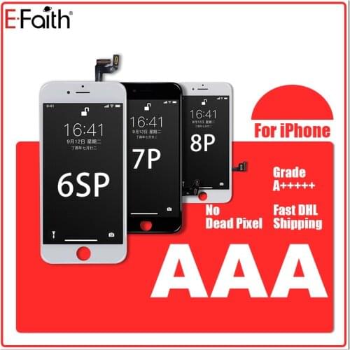 5.5 inch EFaith 10PCS/Lot Factory LCD For iPhone 6SP 7P 8P Plus LCD Display + Touch Screen Digitizer Replacement free DHL Ship