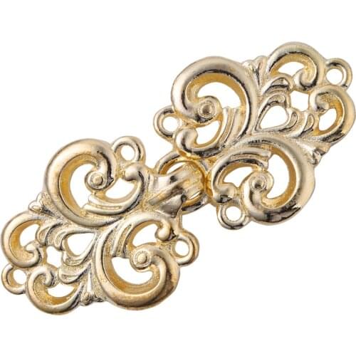 5Pairs Women Blouse Cardigan Clips Clasp Fasteners Flower Shaped Sew On Hooks and Eyes Pin Brooch Cape Cloak Clasp Fasteners