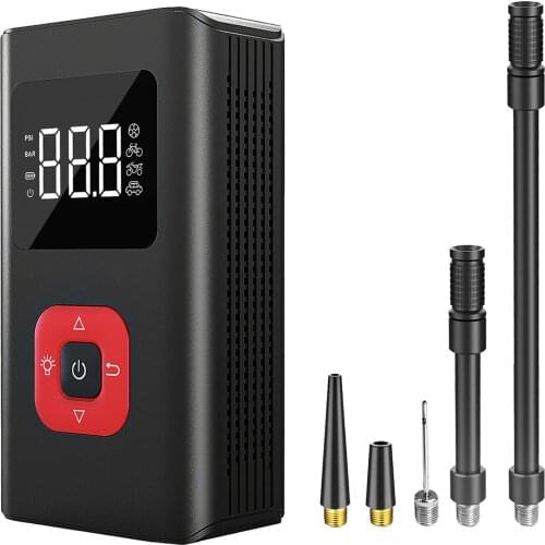 Car 150PSI Air Compressor Digital Ball Motorbike Tyre Air Inflator 2500mAh