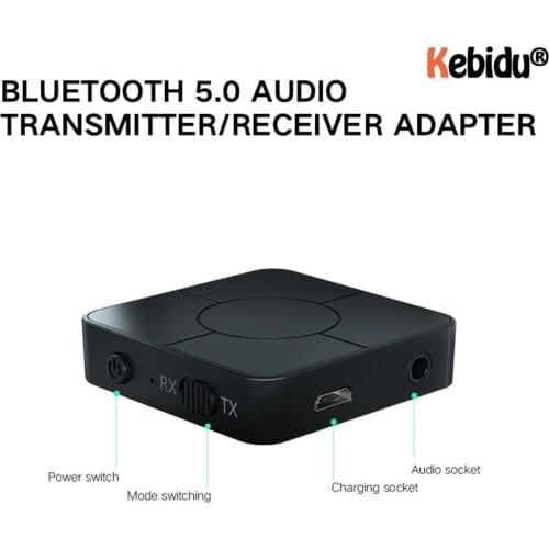 Bluetooth 5.0 Audio Transmitter Receiver portable Adapter RCA 3.5MM Bluetooth handsfree calling for laptop smartphone Mp3 player