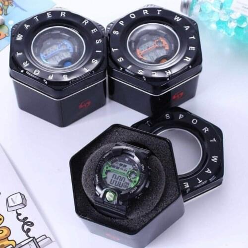 Black Hexagonal Box Mechanical Watch Quartz Watch Electronic Watch The Packing Box Gift Box