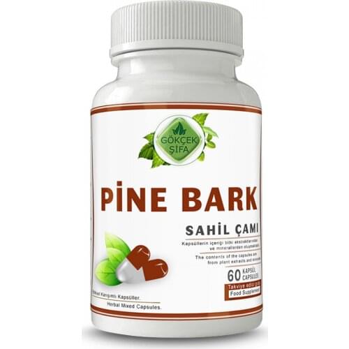 Pine Bark Capsule 60 Herbal Capsule (1000 mg)