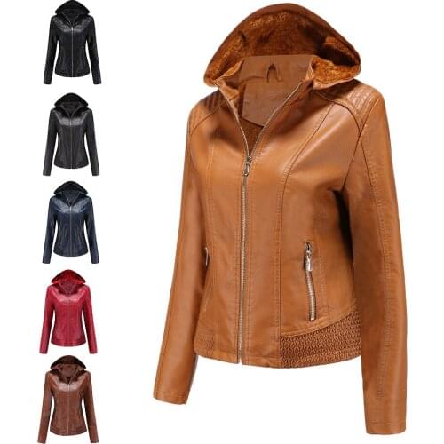 Mandylandy Womens Winter Leather Jackets