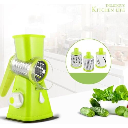 Multi-function Rotary Hand Roller Grater Shredder Planer Artifact Potato Shredder Household