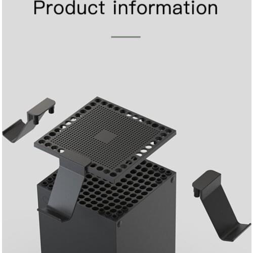 2021 New Dust Cover For Xbox Series X Host Multifunction Heat Dissipation Dust Proof Net Earphone Game Handle Rack Accessories