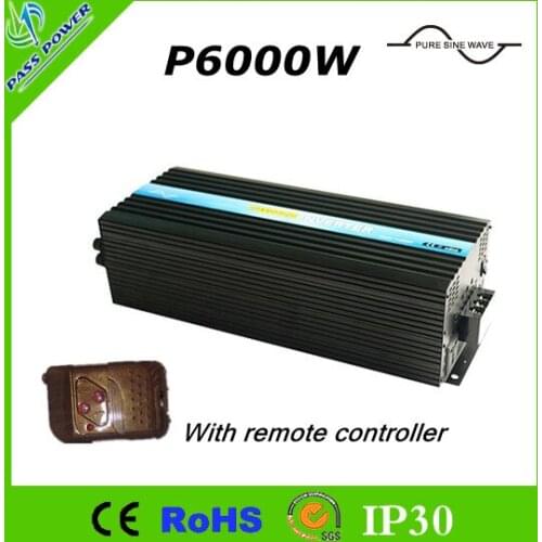 One year warranty Pure Sine Wave Power Converter 6000W