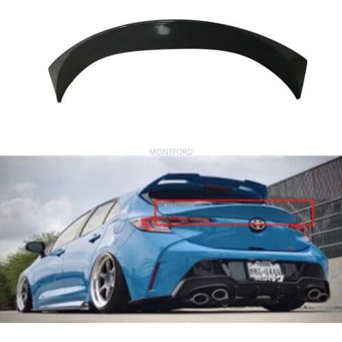 Painted Deflector Spoiler Tail Rear Wings Primer Color Rear Spoiler for Toyota Corolla Hatchback Spoiler 2019