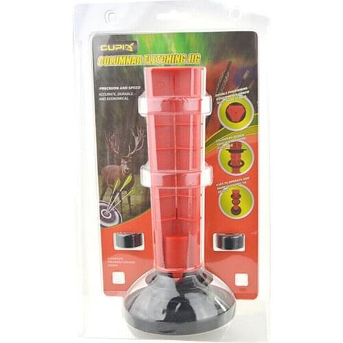 Arrow Fletching Jig Stick Feather Fletches Vanes DIY Tool Adjustable Axis