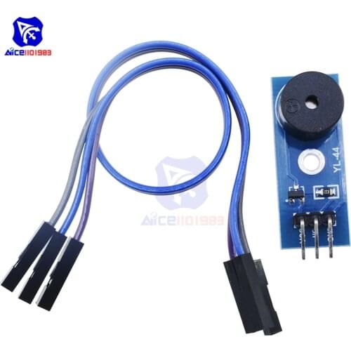 Diymore Passive Buzzer Module Alarm Sensor Beep Board for Arduino Smart Car 3.3V-5V with 3pin DuPont Line