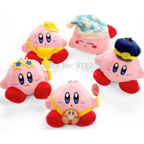 20/Lot 5 Styles Stars Waddle Dee Doo 8CM Plush Keychain Pendant Stuffed Toy