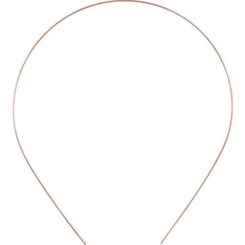 20PCS 1.2mm Rhodium Red Bronze Stainless Steel Headband Setting Hairbands Base