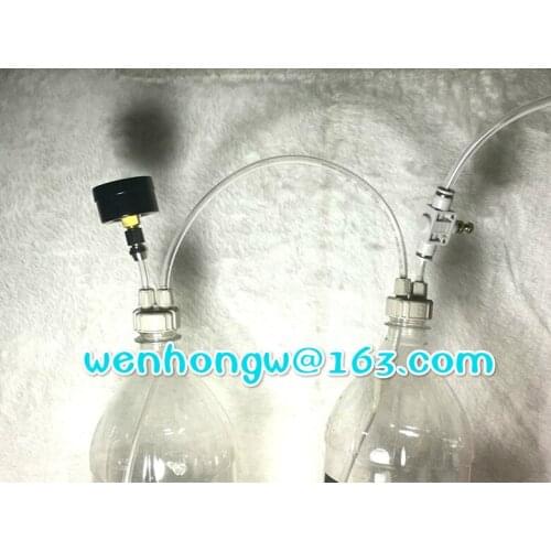 Aquarium DIY CO2 Generator System Kit with Pressure Air Flow Adjustment Water Plant Fish Tank Aquarium Co2 Valve diffuser