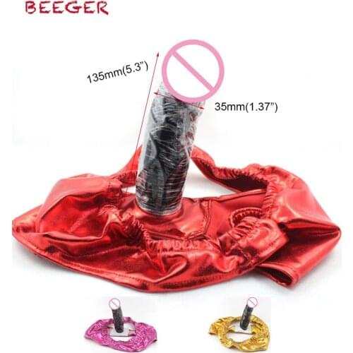 13.5CM Long Dildo Briefs Masturbation Female Red Shorts Underwear briefs with dildo plugs adult sex toy toys