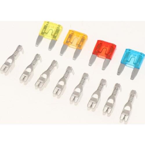 Universal Truck Boat Insurance 4-Slot Fuse Relay Holder Box Socket, Black