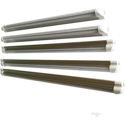 V-Shaped 3ft 4ft 5ft 6ft 8ft Cooler Door Led Tubes T8 Integrated Led Tubes Double Sides Led Lights fixture Fedex Free Shipping