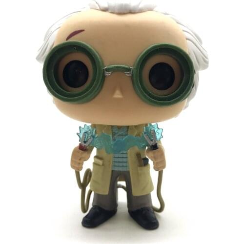Back To The Future Dr Emmett Brown Action Figure Model Toy Interior Decoration Model Gift