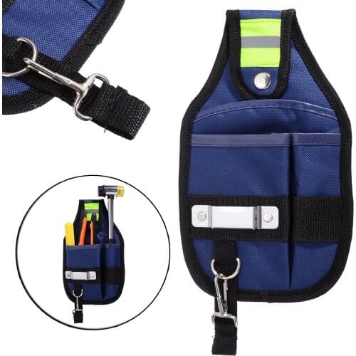 1pc Convenient Repairing Tool Storage Bag Waist Tool Storage Bag Belt Holder Portable Fashion Pocket Bag for Plier Wrench Tools