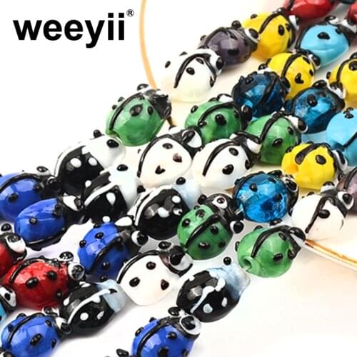 10x13x6mm Colorful Beetle shape Beads Beetle Spacer Beads For Jewelry Making DIY Bracelet necklace Accessories