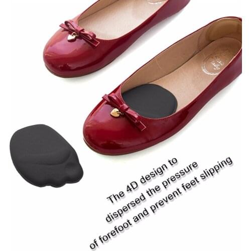 2Pairs Sponge Forefoot Cushion Anti-slip & Thickening Toe Protection Half Pads Foot Care Tool Breathable