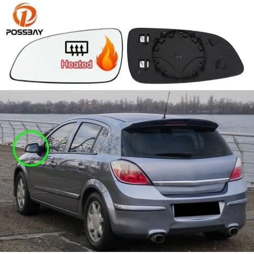 Car Door Side Rearview Wing Mirror Glass Rear View White Heated for Opel Astra H 2004 2005 2006 2007 2008 Auto Exterior Parts