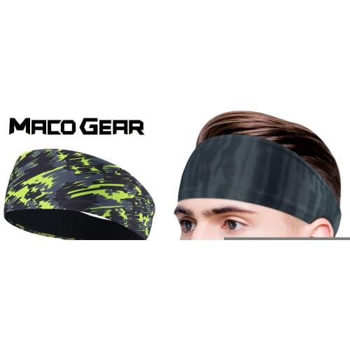 Elastic Fashion Sweatband Running Cycling Headwear Bicycle Yoga Gym Sports Bike Tennis Fitness Wicking Hair Headband Men Women