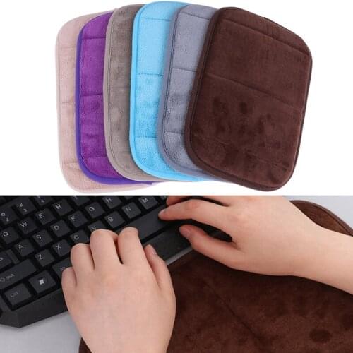 20*30cm Keyboard Pad Ultra Memory Cotton Soft Sweat-absorbent Anti-slip Wrist Elbow Mat Pad for Office Desktop Computer Table