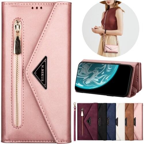 Leather Ladies Shoulder Bag Phone Case For Huawei P40 P30 P20 Pro Mate 30 20 10 Lite Y6/Y7 P Smart Plus 2019 Phone Cover Case