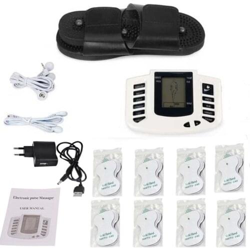 Healthy Care Electric Full Body Tens Therapy Pulse Massage belt Muscle Relax Pain relief Tens Acupuncture back shoulder massager