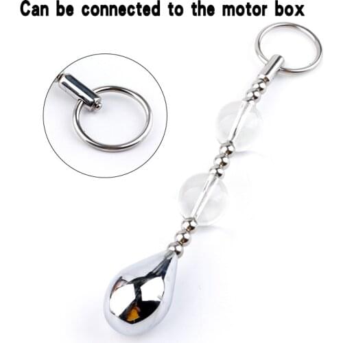 Metal Analplug Butt Pull Beads Anal Dilator Expand Anal Appliance Bdsm Adult Female Supplies Masturbation Stimulation Butt Plug