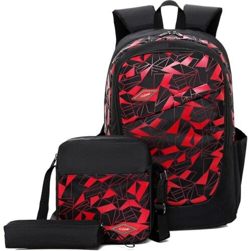 2018 Fashion Men Nylon Backpack Fashion Printing Travel Backpacks Laptop Bag Children School Bag For Boys Girls Mochila Hombre