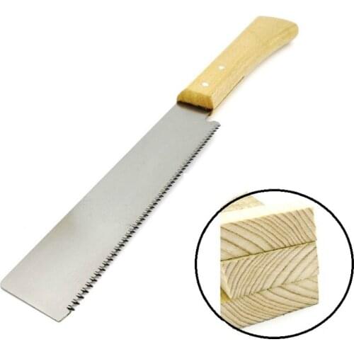 New 1Pcs Mini WoodWorking Saws Double Sides Steel SK5 Tenon Saw Fine Tooth Wood Handle